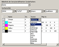 EFI colorproof XF 4.0 - "Einklick" Sonderfarben Bedienung